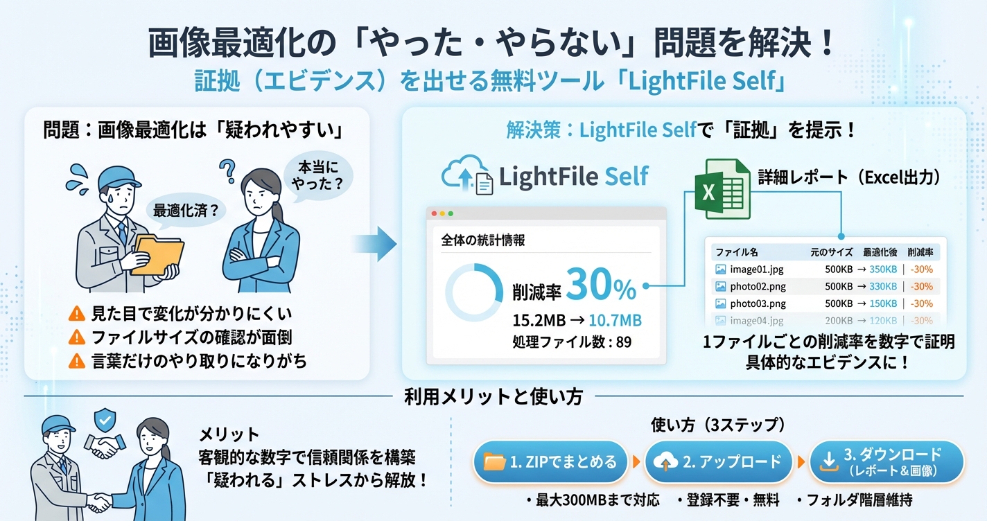画像最適化のやった・やらない問題を解決するエビデンスの出し方