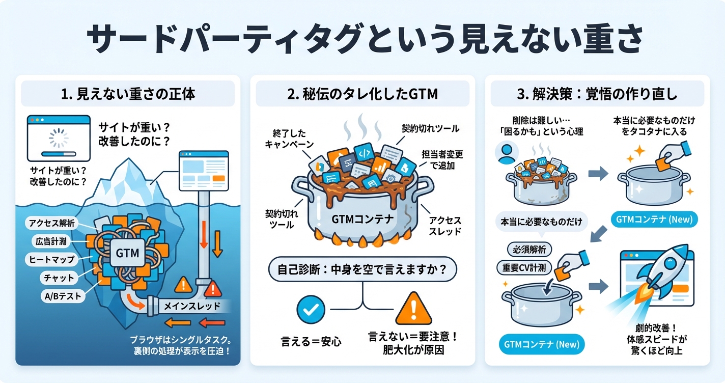 サードパーティタグという見えない重さ